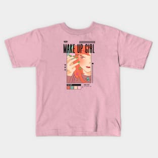 Make Up Girl Kids T-Shirt